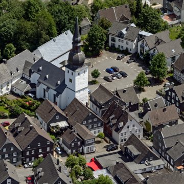 Die Altstadt von Bergneustadt soll im Rahmen der REGIONALE 2025 weiterentwickelt werden. Fotonachweis: REGIONALE 2025