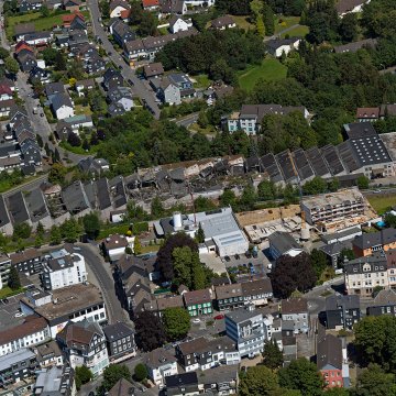 Rhombus-Areal Luftbild