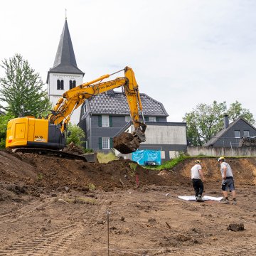 Bauarbeiten beim innovativen Wohnprojekt in Herkenrath schreiten zügig voran  