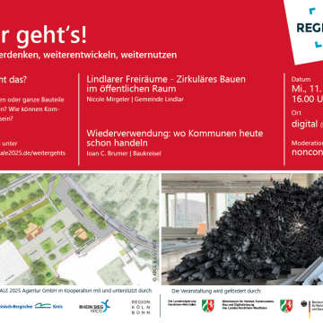 Re-Use konkret: REGIONALE-Forum vermittelte Praxiswissen und Potenziale der Wiederverwendung 