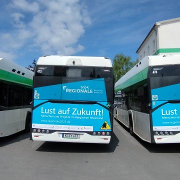 REGIONALE 2025 startet Bus-Werbekampagne „Lust auf Zukunft!“ 