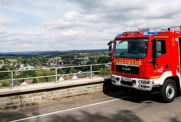 Im Rahmen des Projektes sollen neue Feuerwehrhäuser in den Waldbröler Stadtteilen Heide und Geilenkausen entstehen, die gleichzeitig von der Dorfgemeinschaft als Begegnungsorte genutzt werden können. Fotonachweis: Feuerwehr Stadt Waldbröl