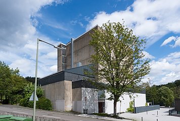 Im Rahmen des Projektes soll das alte Gebäude des Theaters Gummersbach saniert werden und eine programmatische Neuausrichtung erhalten. Fotonachweis: REGIONALE 2025 Agentur