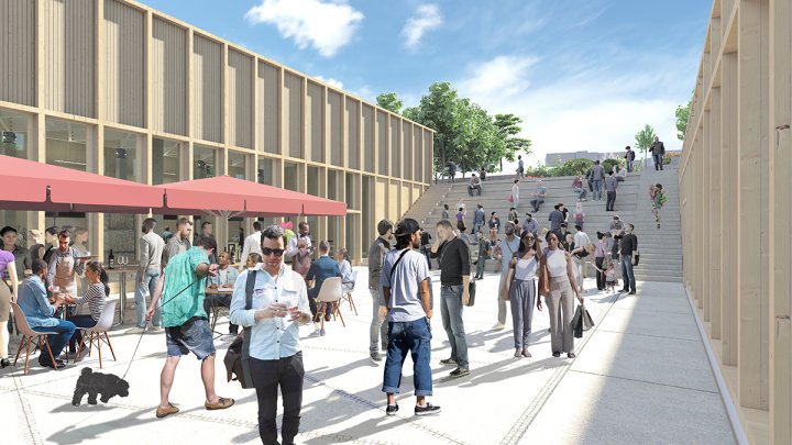 Pressebild: Visualisierung Waldbröl Markthalle