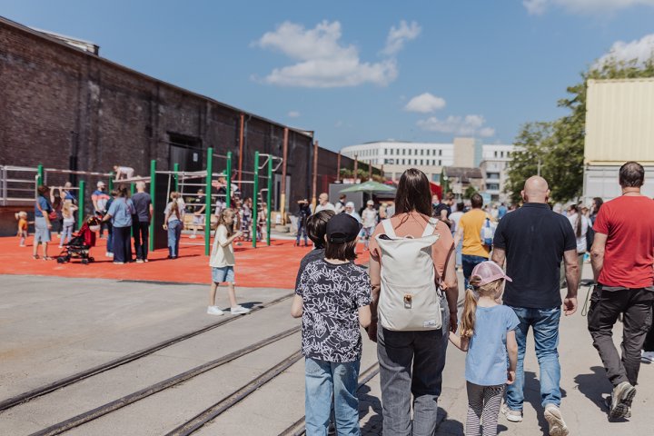 Zanders Gleispark Eröffnung 2