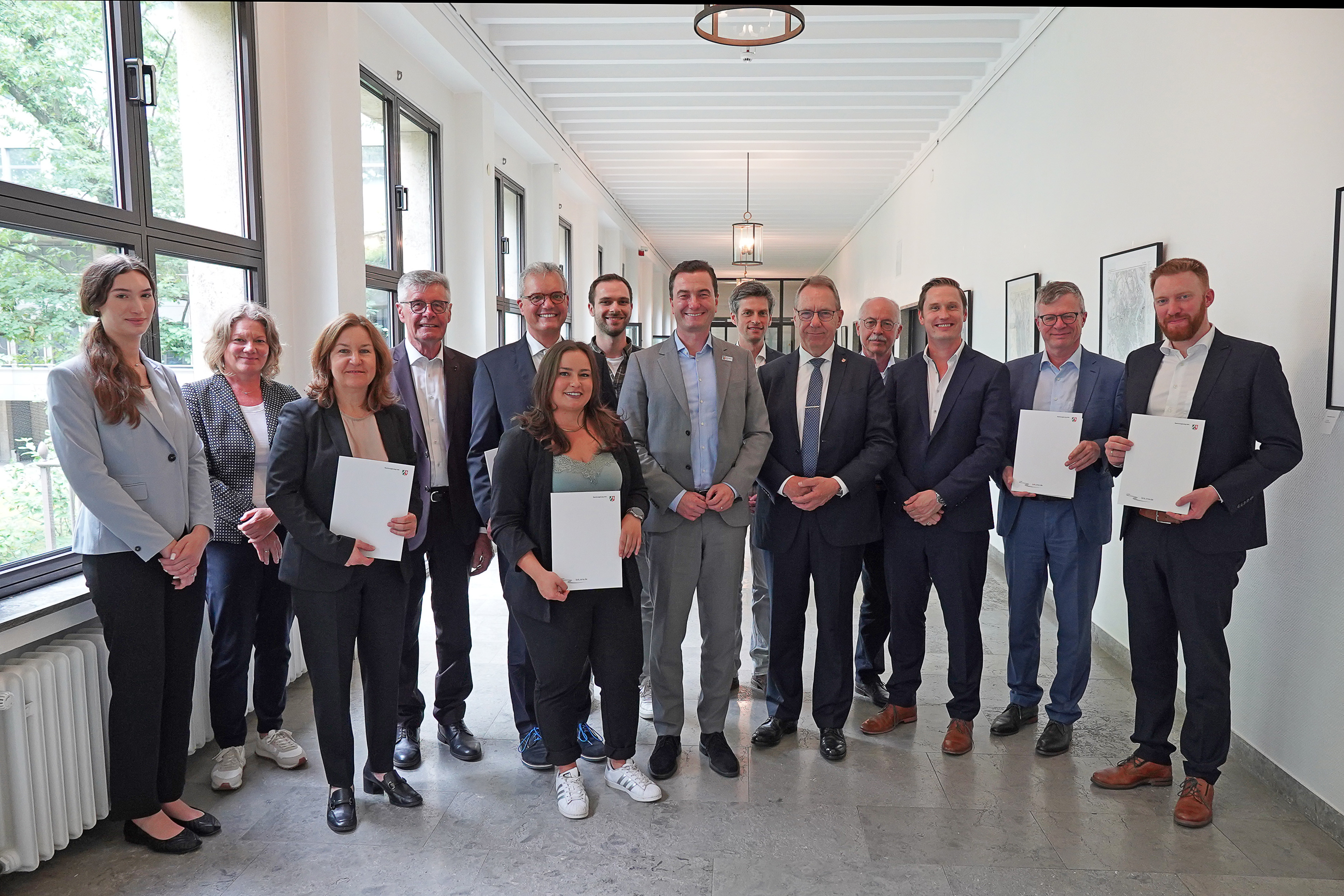 Übergabe EFRE Förderbescheid Innohub und Denkschmiede 2024