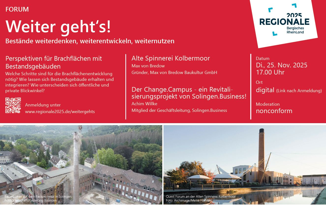 Flyer Forum Brachen Weiter geht's