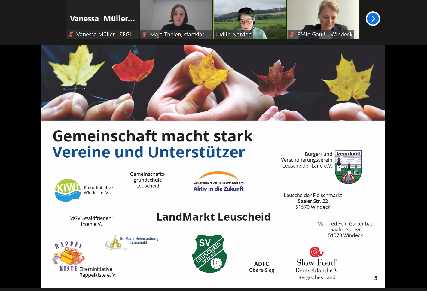 Erstes Forum Knotenpunkte März 2023