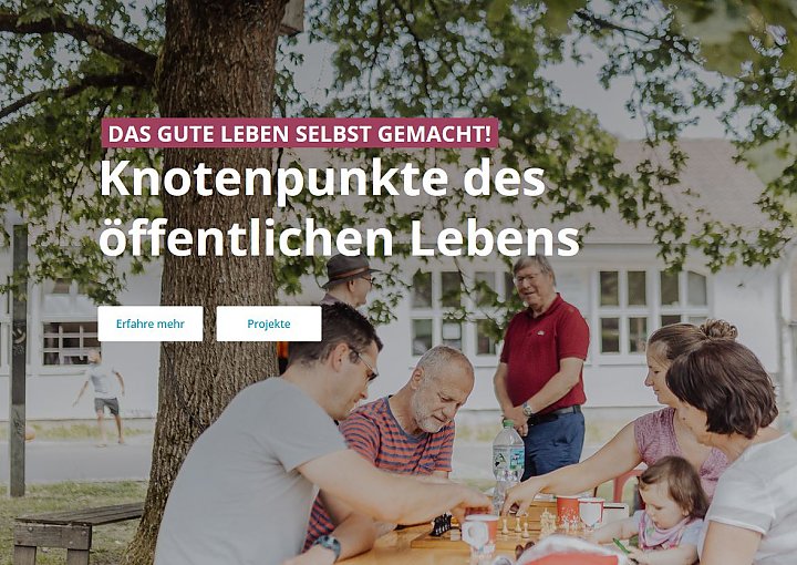 Screenshot Website Knotenpunkte