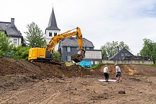 Bauarbeiten Wohnprojekt Herkenrath