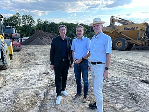 Baustart Grüner Mobilhof