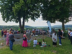 Kunst auf der Burg Stadt Blankenberg