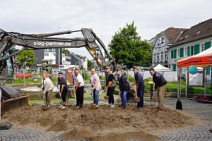 Spatenstich Hückeswagen Wilhelmplatz