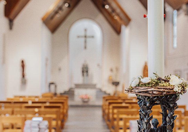 Blick in Kirchenraum