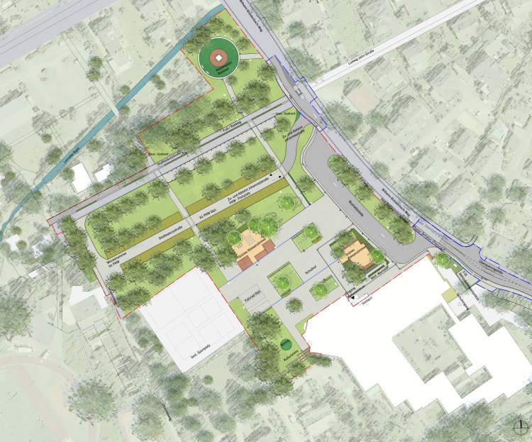 Übersichtsplan Schul- und Kulturzentrum Zirkuläres Bauen