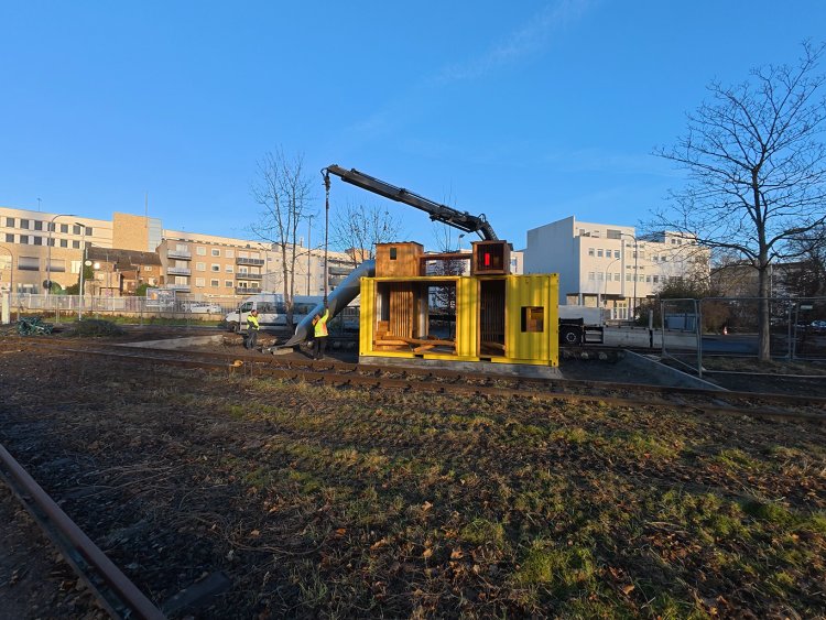 Baustelle Gleispark Zanders