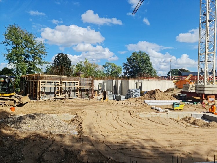 Baustelle KHH Blankenberg Bodenaufnahme 