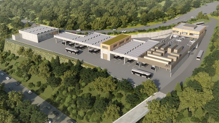 Visualisierung Grüner Mobilhof
