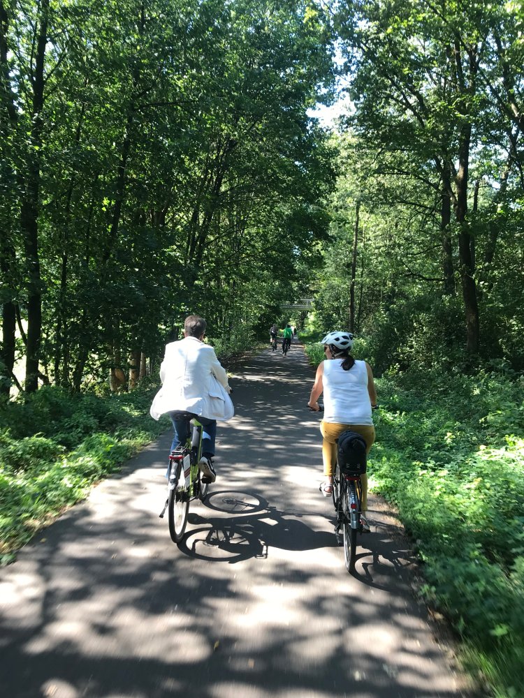 Balkantrasse Fahradfahrer