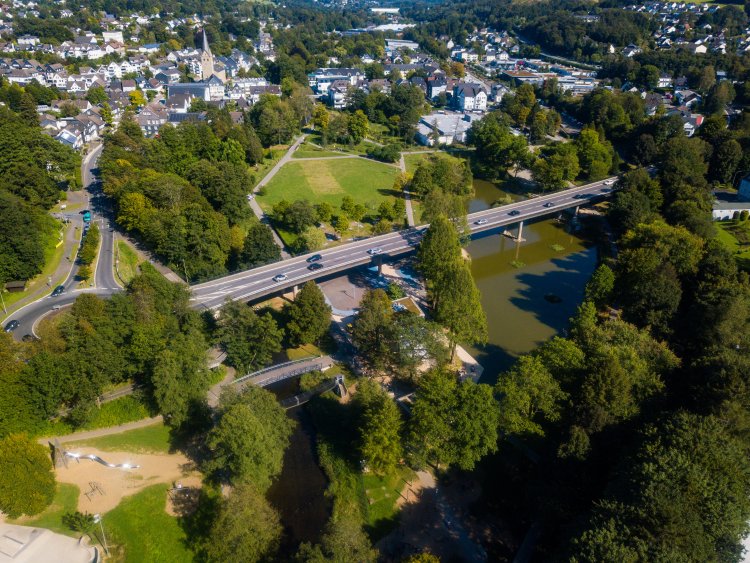 Luftbild Seequartier Fläche Wiehl